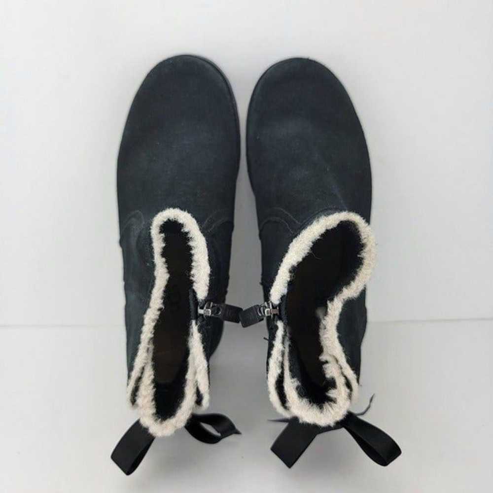 UGG Wms 5 Kids 4 Black Bows Zipper Cecily Leather… - image 7