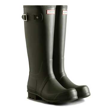 Hunter boots size 7 DARK OLIVE - image 1