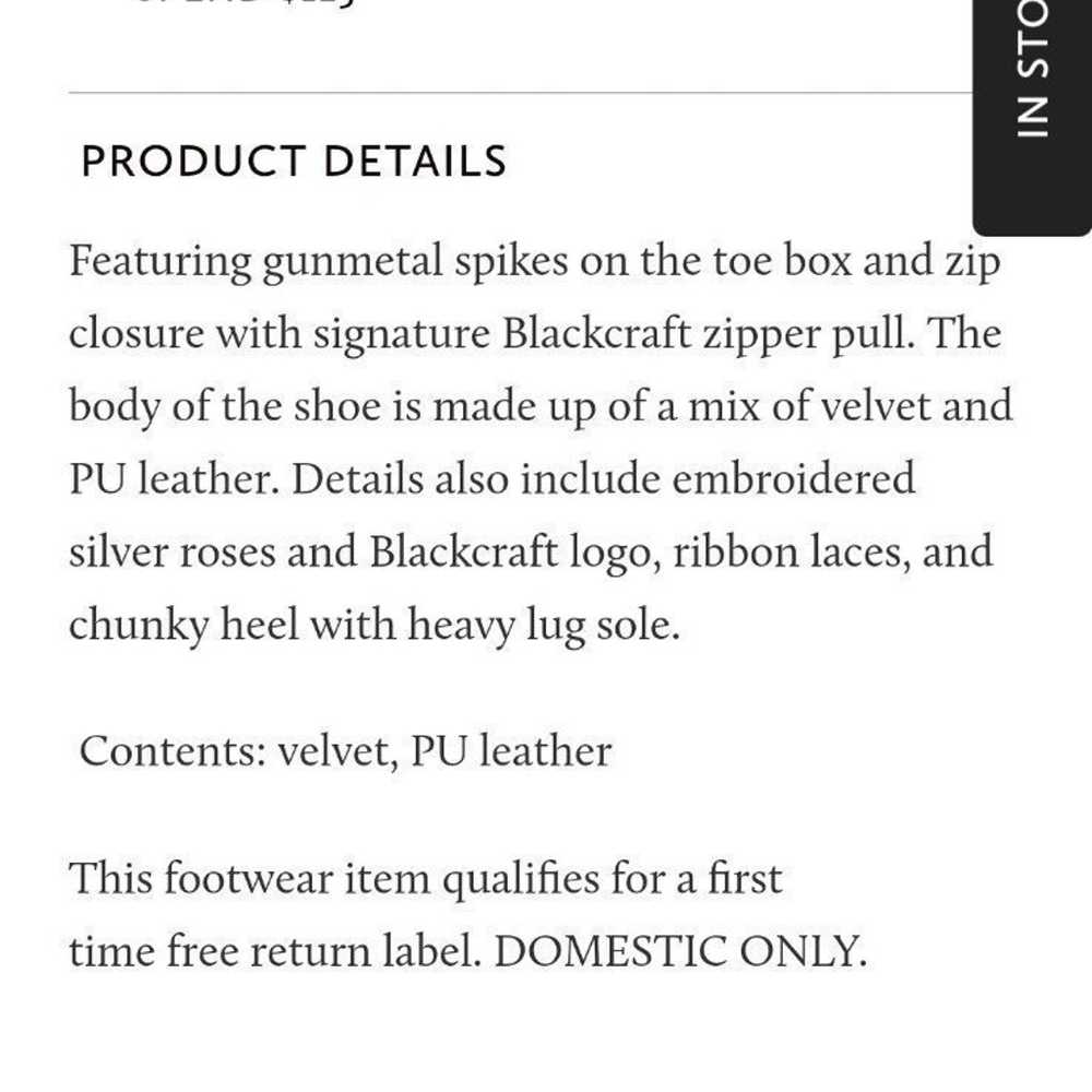 Blackcraft Cult  Ivy Combat boots - image 4