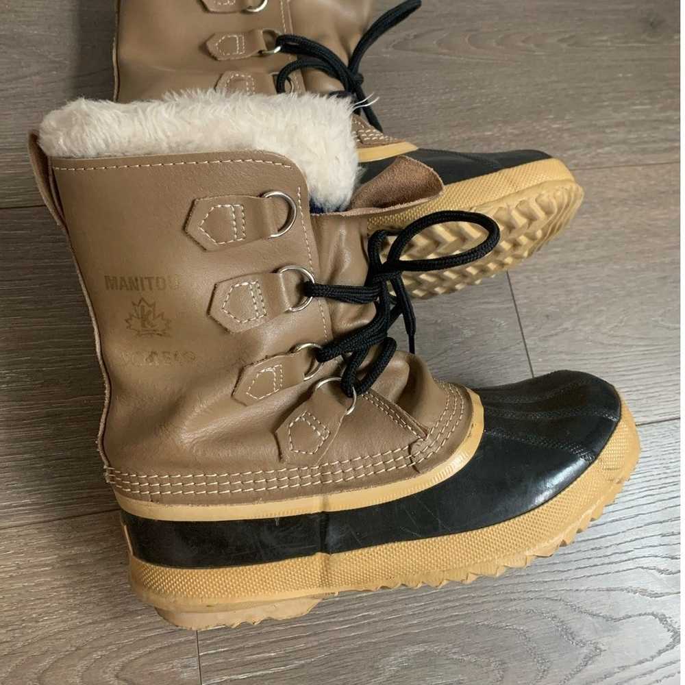 Sorel Manitou Waterproof Winter Snow Duck Boots 8… - image 3