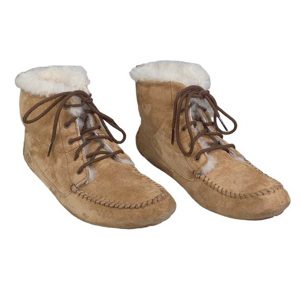 UGG Women’s Chickaree Brown Suede Shearling Lined… - image 2