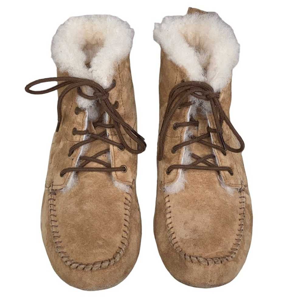 UGG Women’s Chickaree Brown Suede Shearling Lined… - image 3