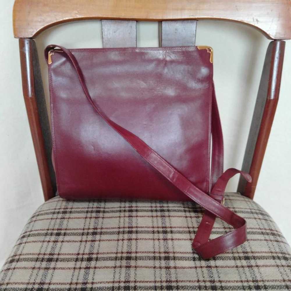 Vintage Cartier leather shoulder bag
27 cm in hei… - image 2