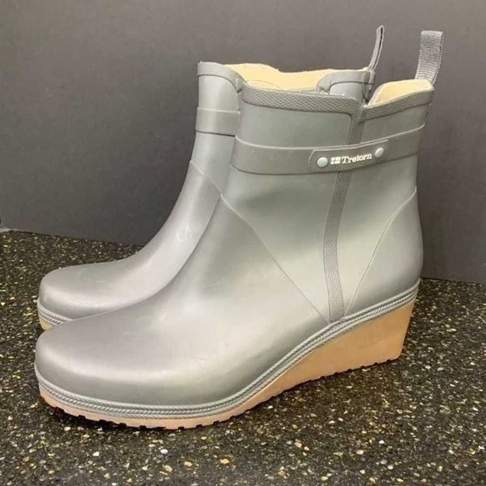 Tretorn Plask Mid-Wedge Rain Boots | Size 11.5 - image 1