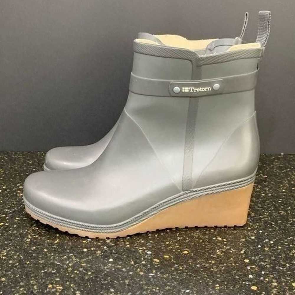 Tretorn Plask Mid-Wedge Rain Boots | Size 11.5 - image 2