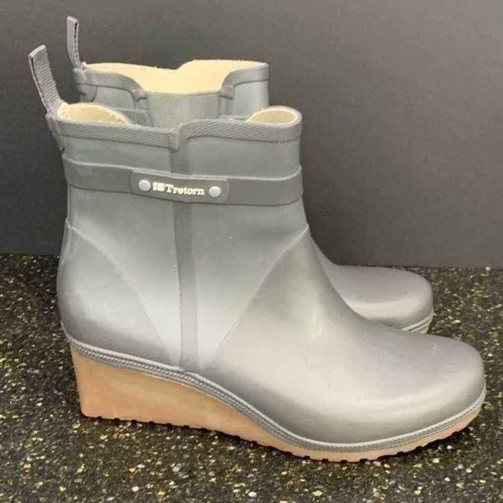 Tretorn Plask Mid-Wedge Rain Boots | Size 11.5 - image 4