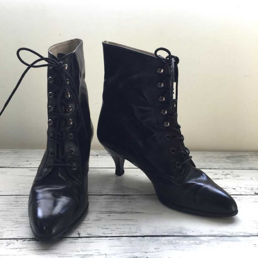 【Excellent Condition】 DIANA Diana Boots Lace-Up B… - image 1