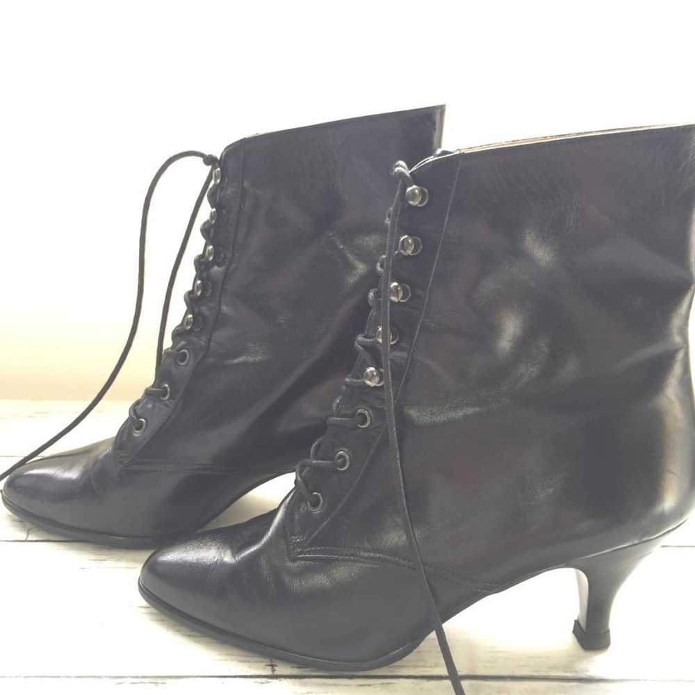 【Excellent Condition】 DIANA Diana Boots Lace-Up B… - image 6