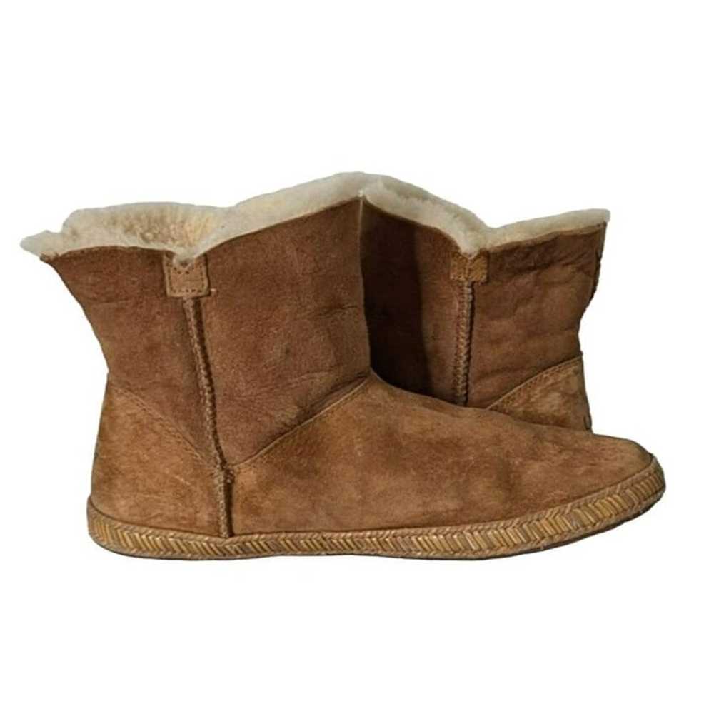 UGG Garnet Suede Toggle Boot Chesnut Brown Shearl… - image 4