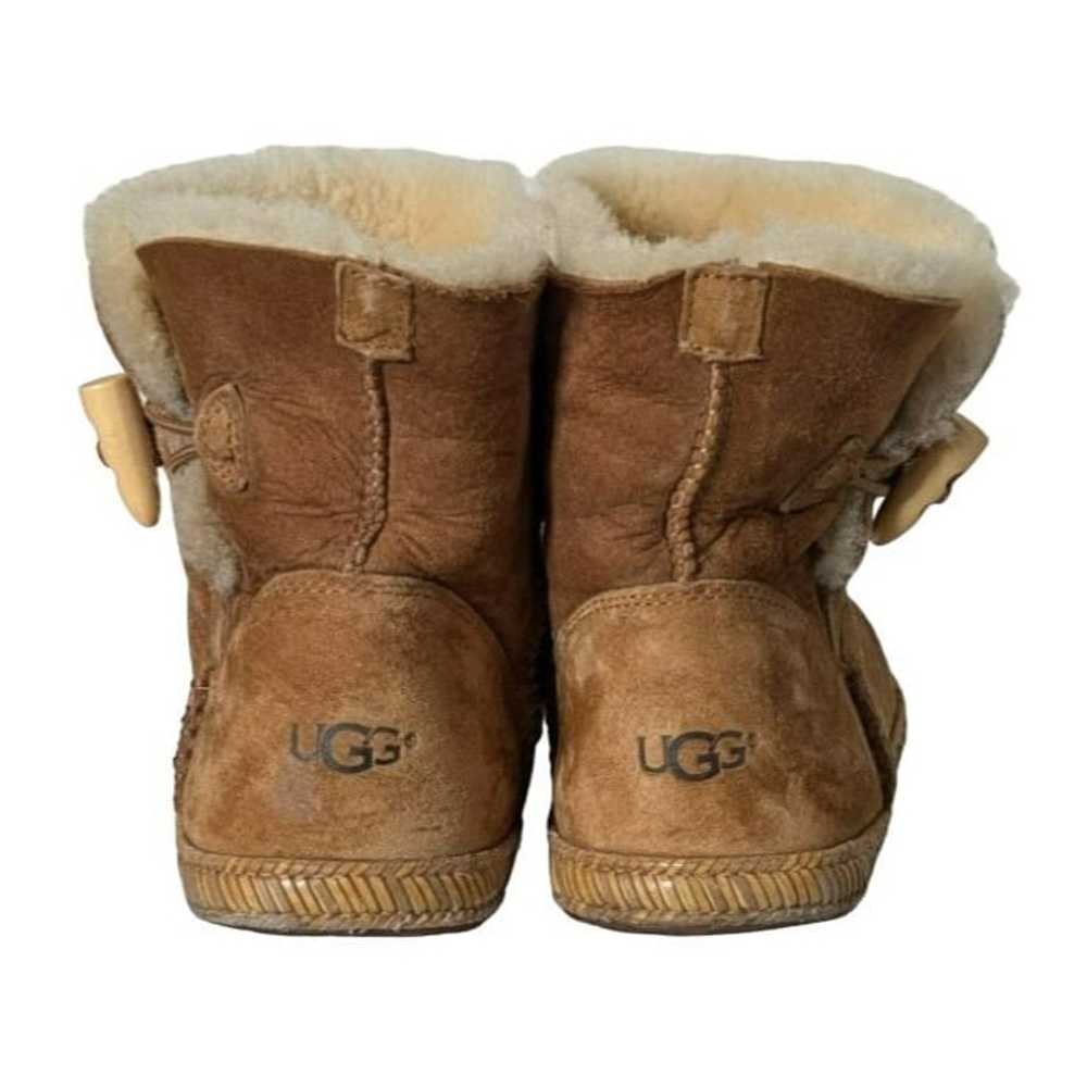 UGG Garnet Suede Toggle Boot Chesnut Brown Shearl… - image 6