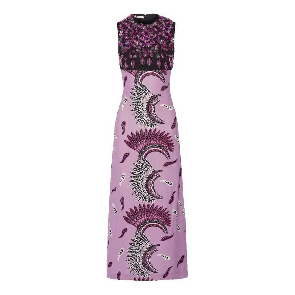 Miu Miu Silk mid-length dress - image 1