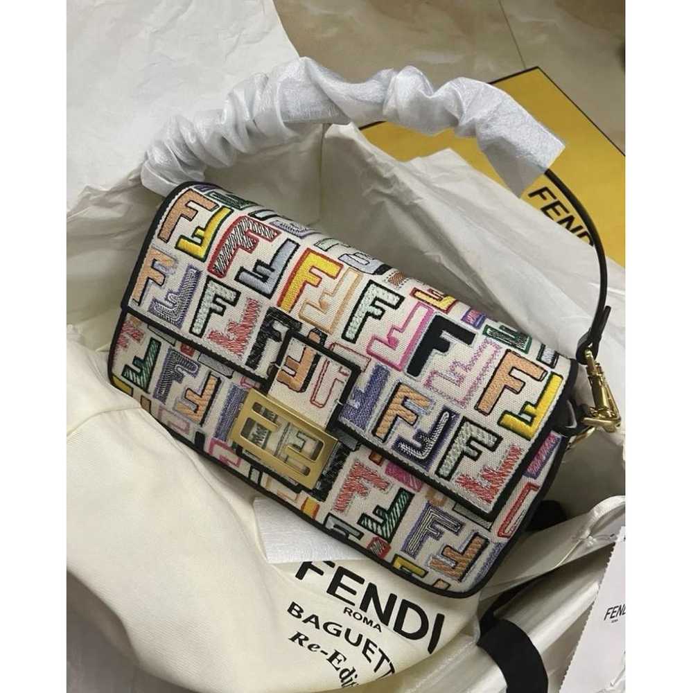 Fendi Baguette cloth crossbody bag - image 3