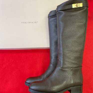 【ANGELO BERVICATO】Long boots made of cow leather,… - image 1