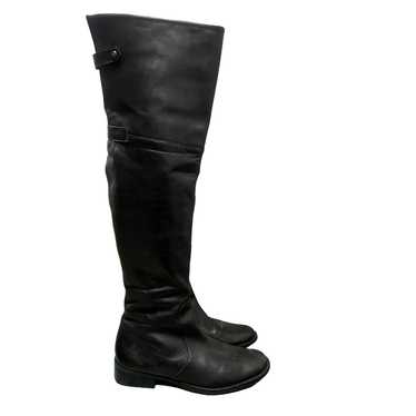 MATISSE BLACK LEATHER KNEE HIGH BOOTS SIZE 8.5 - image 1