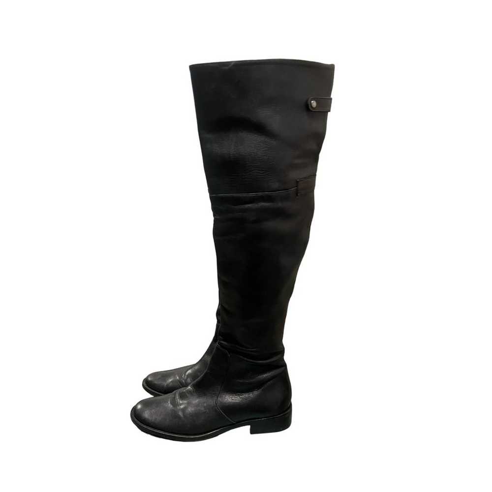 MATISSE BLACK LEATHER KNEE HIGH BOOTS SIZE 8.5 - image 3