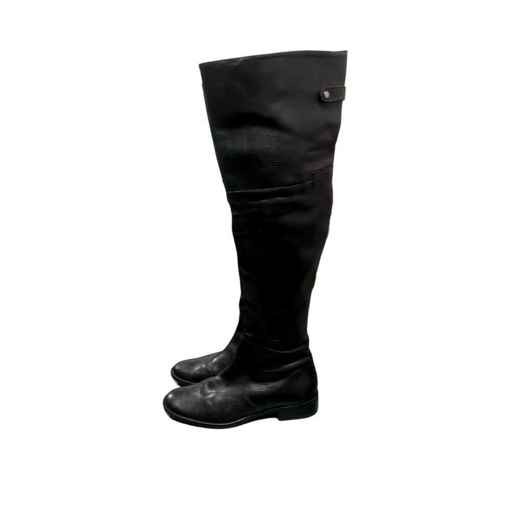 MATISSE BLACK LEATHER KNEE HIGH BOOTS SIZE 8.5 - image 7