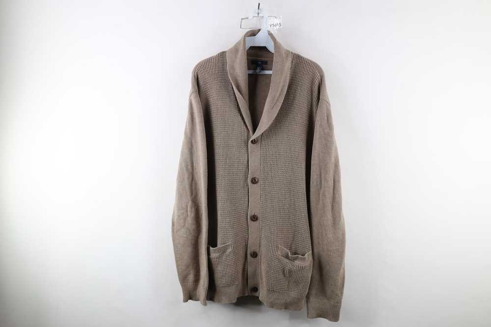 Gap × Vintage Vintage Gap Blank Ribbed Knit Shawl… - image 1