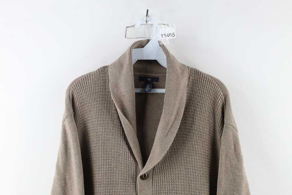 Gap × Vintage Vintage Gap Blank Ribbed Knit Shawl… - image 2