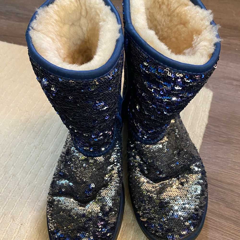 Ugg sequined women’s boots  size 8 - image 1