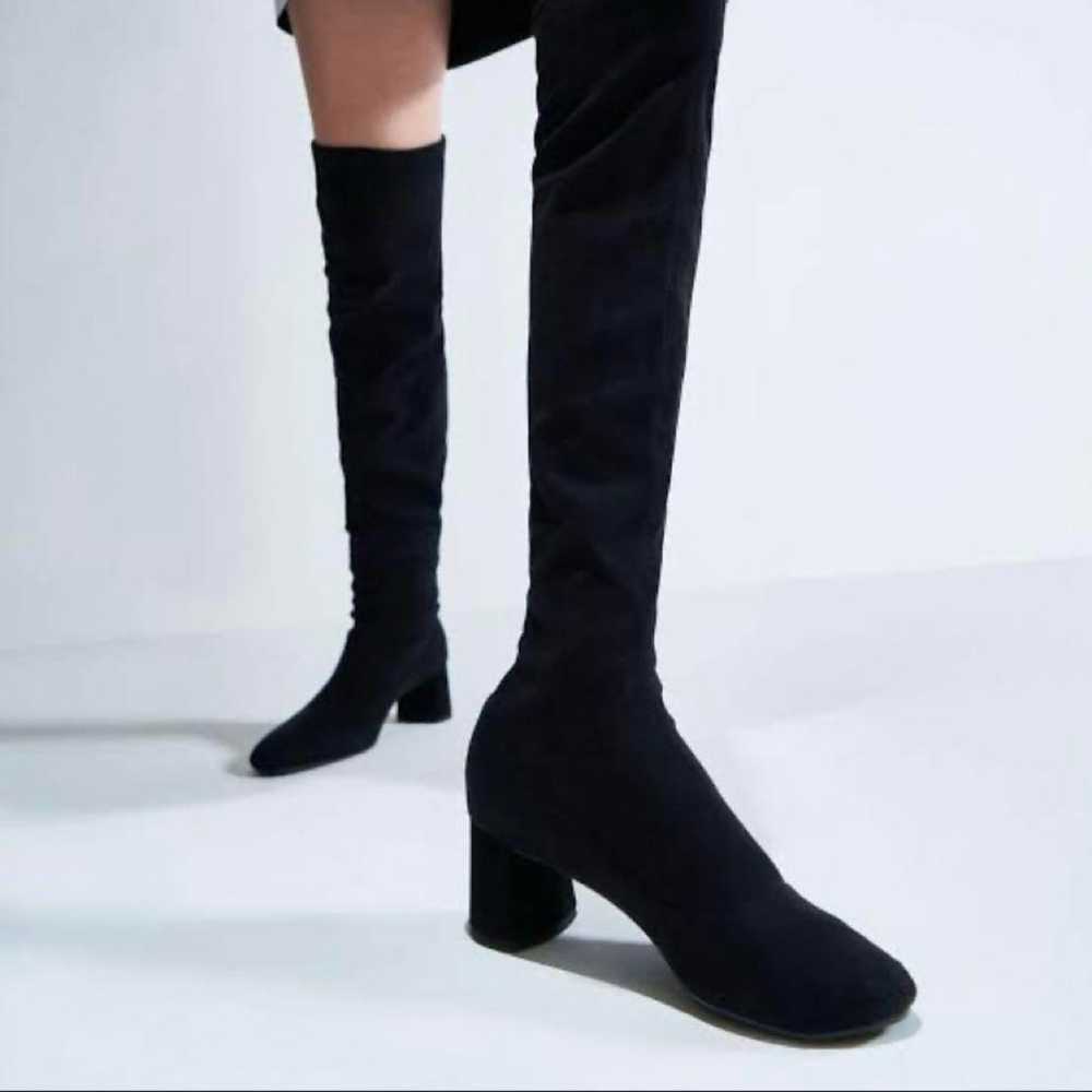 CHARLES & KEITH Textured Over-the-Knee Boots 23.5… - image 2