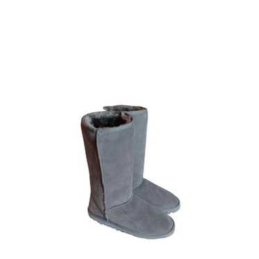 Nest Gray Womans Suede Knee Boots‎ 9M New