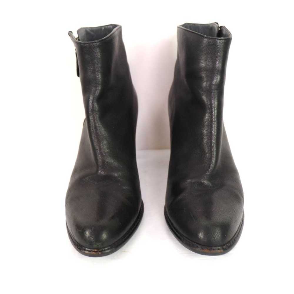 Stuart Weitzman Leather Zip up Booties size 8 - image 2