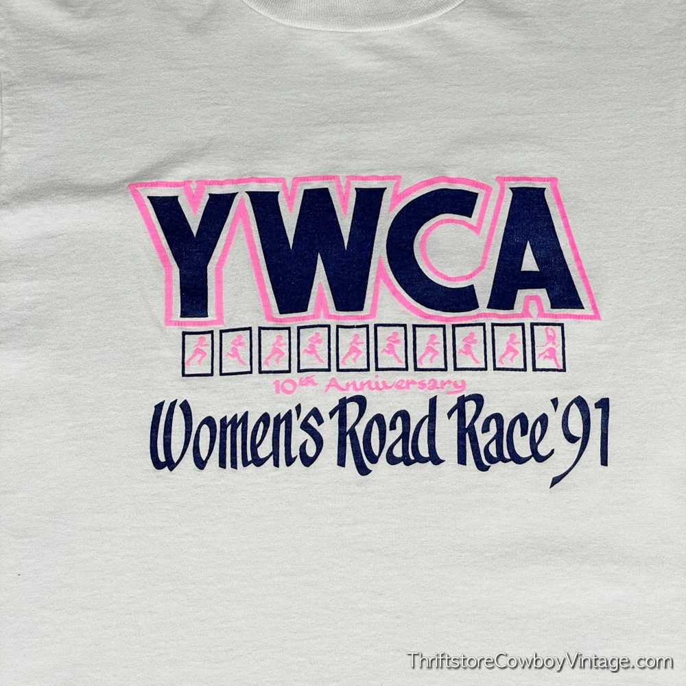 Screen Stars × Vintage Vintage YWCA Shirt White 9… - image 3