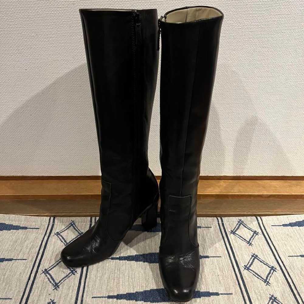 Excellent condition Max Mara long boots black. - image 11