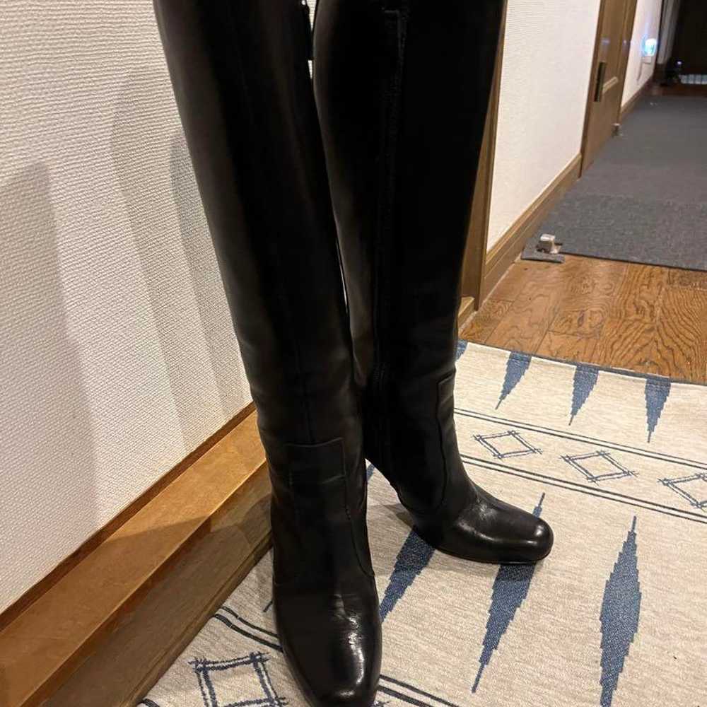 Excellent condition Max Mara long boots black. - image 1