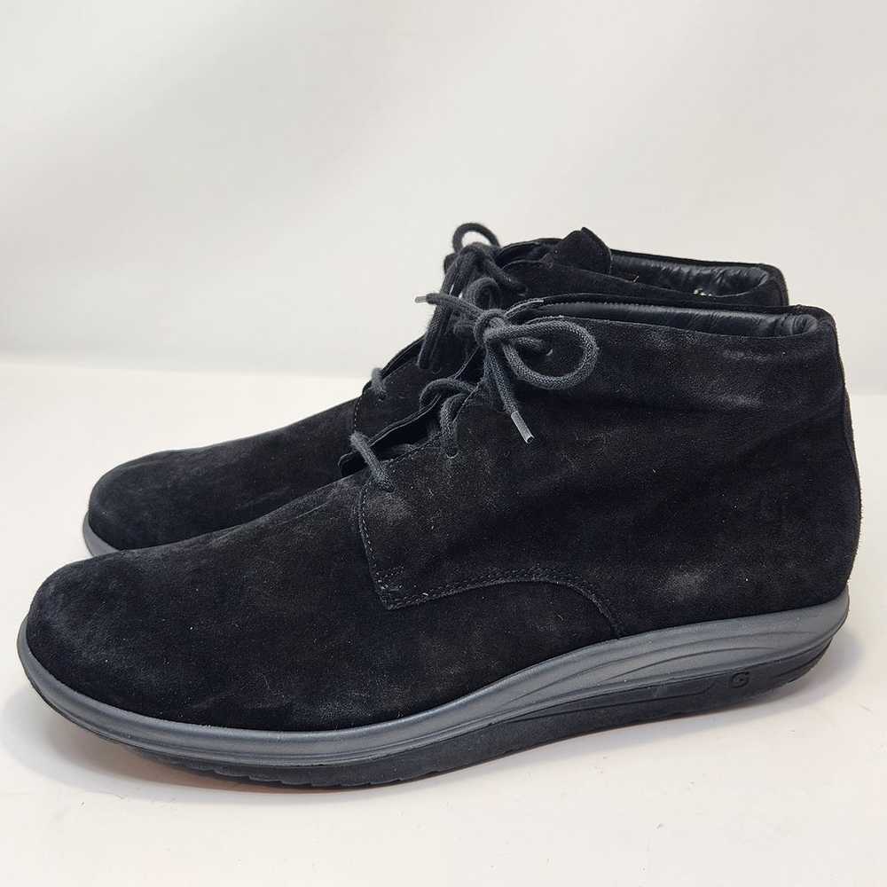 Ganter Womens Gisa Black Suede Chukka Ankle Boots… - image 4