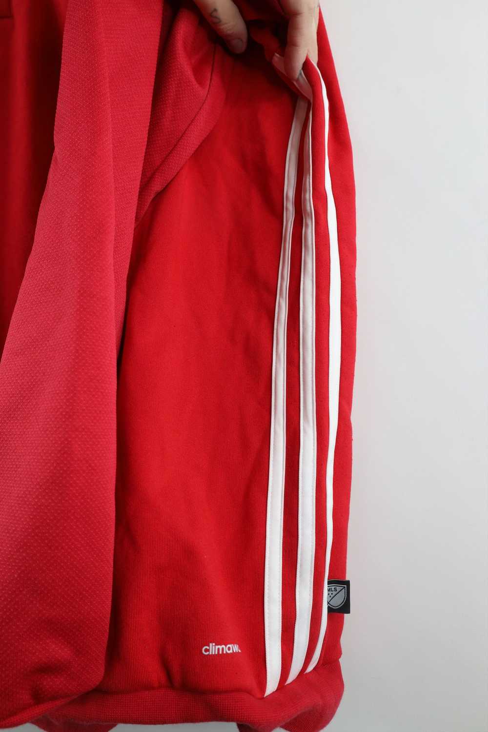 Adidas × Vintage Adidas MLS Red Bull Soccer Half … - image 10