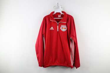 Adidas × Vintage Adidas MLS Red Bull Soccer Half … - image 1