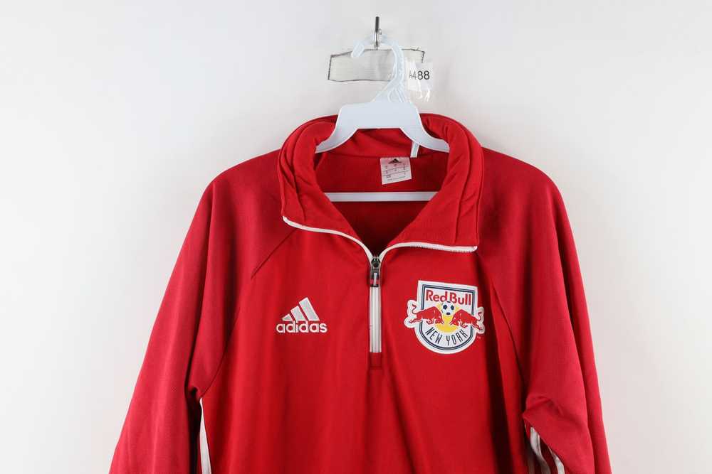 Adidas × Vintage Adidas MLS Red Bull Soccer Half … - image 2