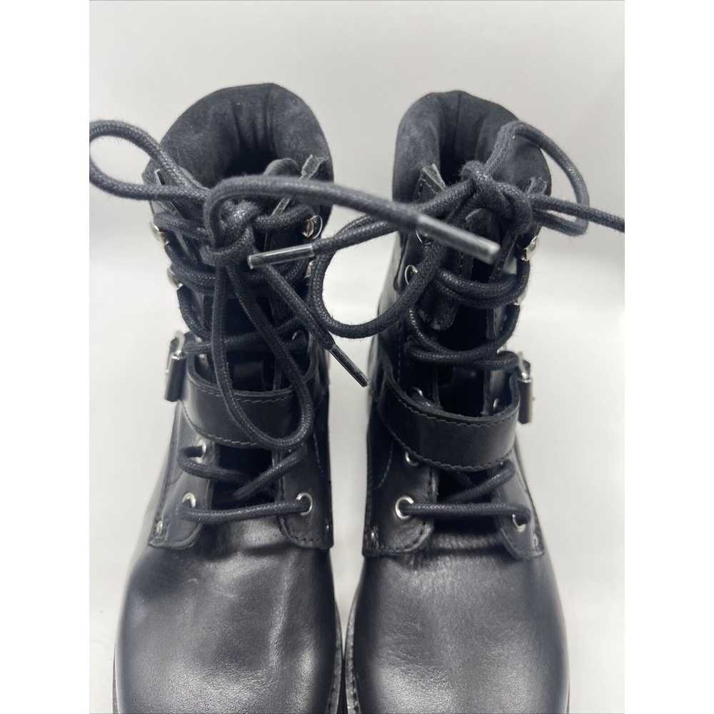 All Saints Paulina Black Leather Boots Sz 6 New W… - image 5