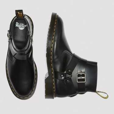 DOC MARTENS Jaimes Black Leather Harness Chelsea … - image 1