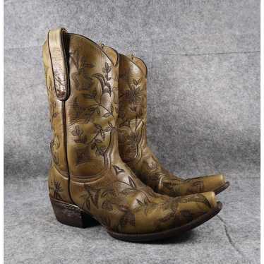 Old Gringo Boots Women 7 Western Floral Embroidere