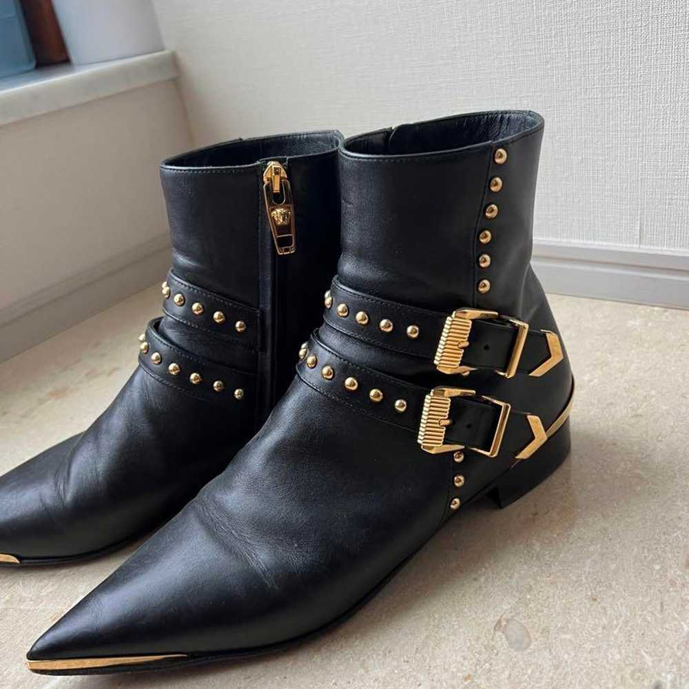 【Excellent condition】VERSACE pointed ankle boots. - image 12