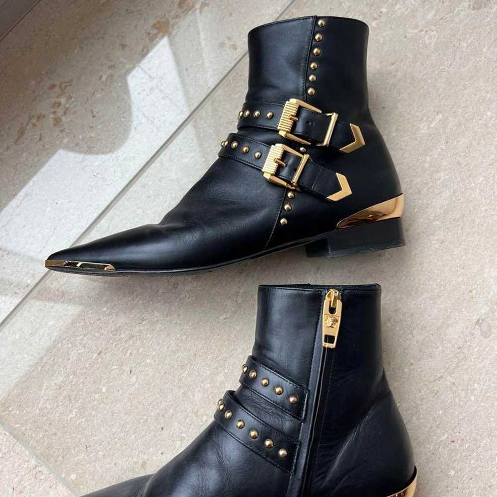 【Excellent condition】VERSACE pointed ankle boots. - image 7