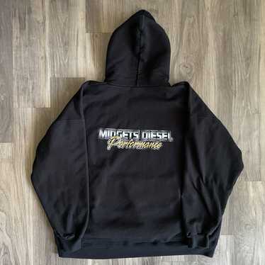 Vintage Midgets Diesel Performance Hoodie Size XL 