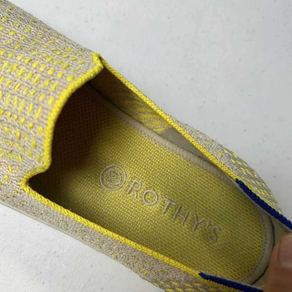 Rothy’s Retired Sunshine Yellow City Slip Sneaker… - image 8