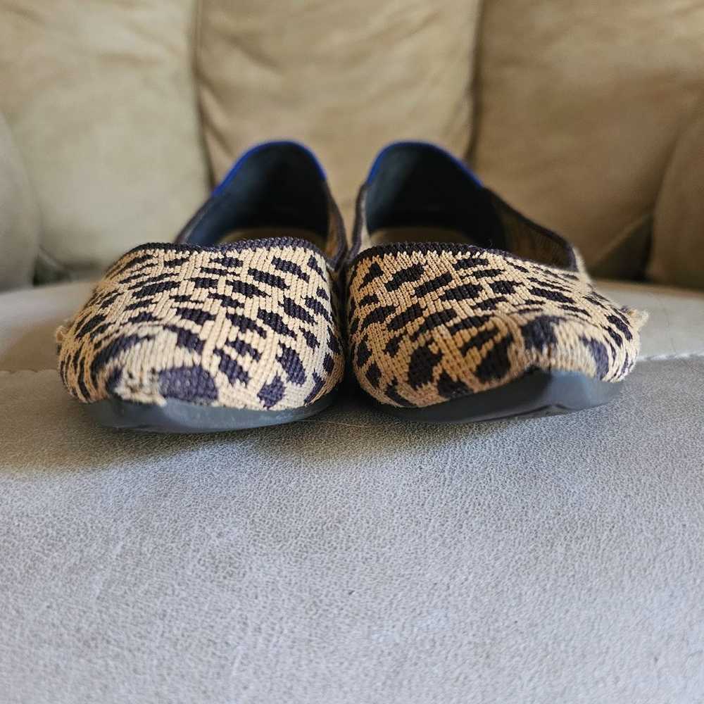 RARE RETIRED Rothys The Point Leopard Print Tan W… - image 3