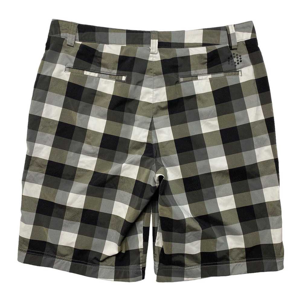 Puma PUMA Golf Black White Gray Plaid Check Tech … - image 2