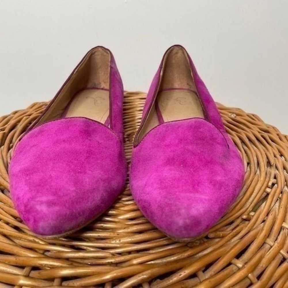 Joie Day Dreaming Suede Flat Loafers Berry RARE P… - image 2