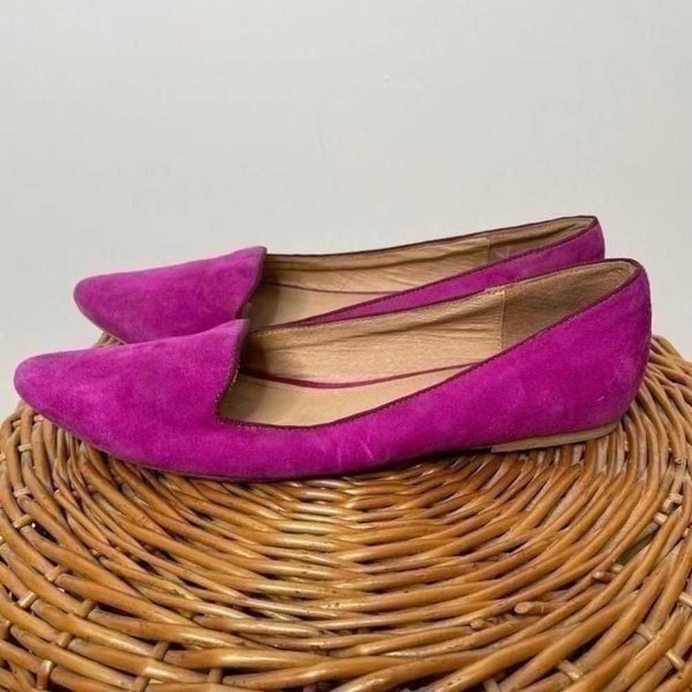 Joie Day Dreaming Suede Flat Loafers Berry RARE P… - image 3