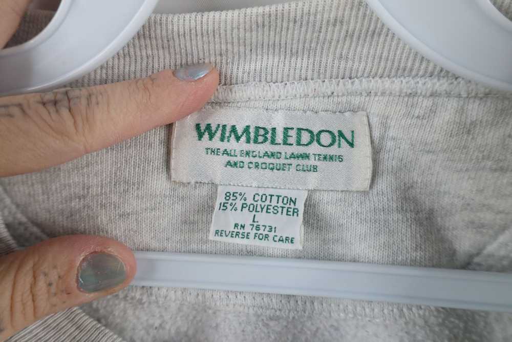 Vintage Vintage 90s Spell Out Wimbledon Tennis Cr… - image 11