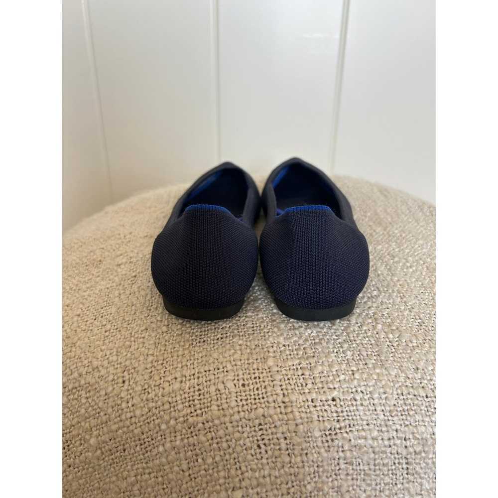 Rothy’s The Pointed Maritime Navy Blue Flats Size… - image 4