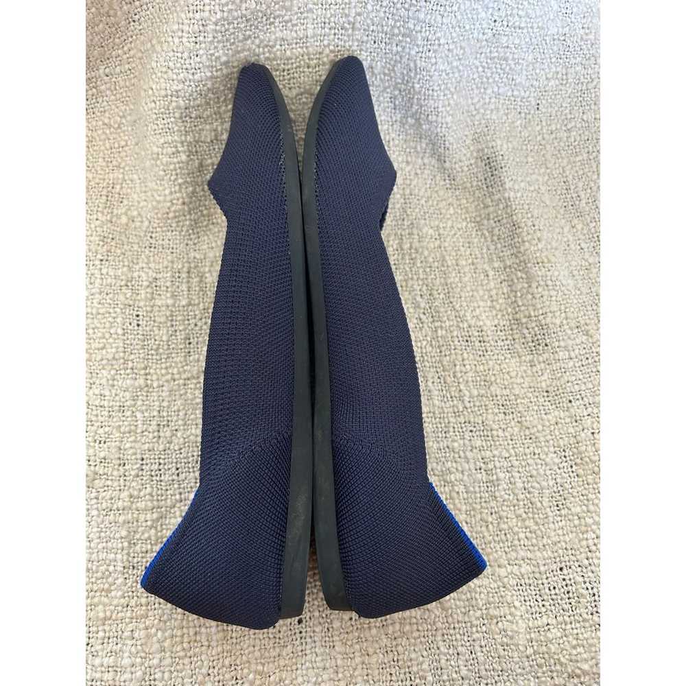 Rothy’s The Pointed Maritime Navy Blue Flats Size… - image 7