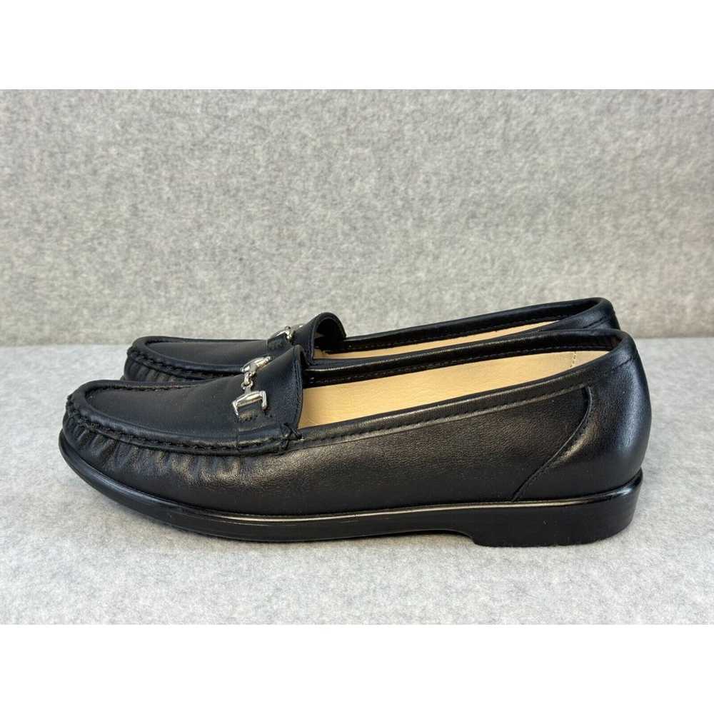 SAS Metro Loafers Black Leather Women's 7 Worn On… - image 3