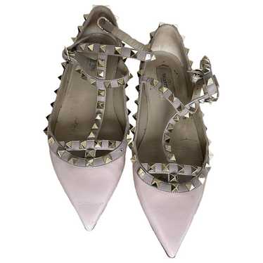 Valentino Garavani Rockstud vinyl ballet flats - image 1