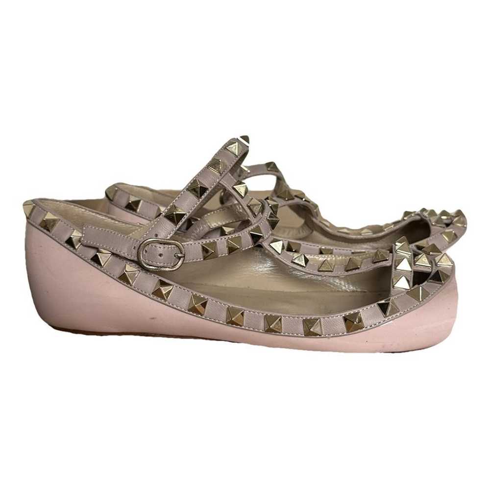 Valentino Garavani Rockstud vinyl ballet flats - image 2